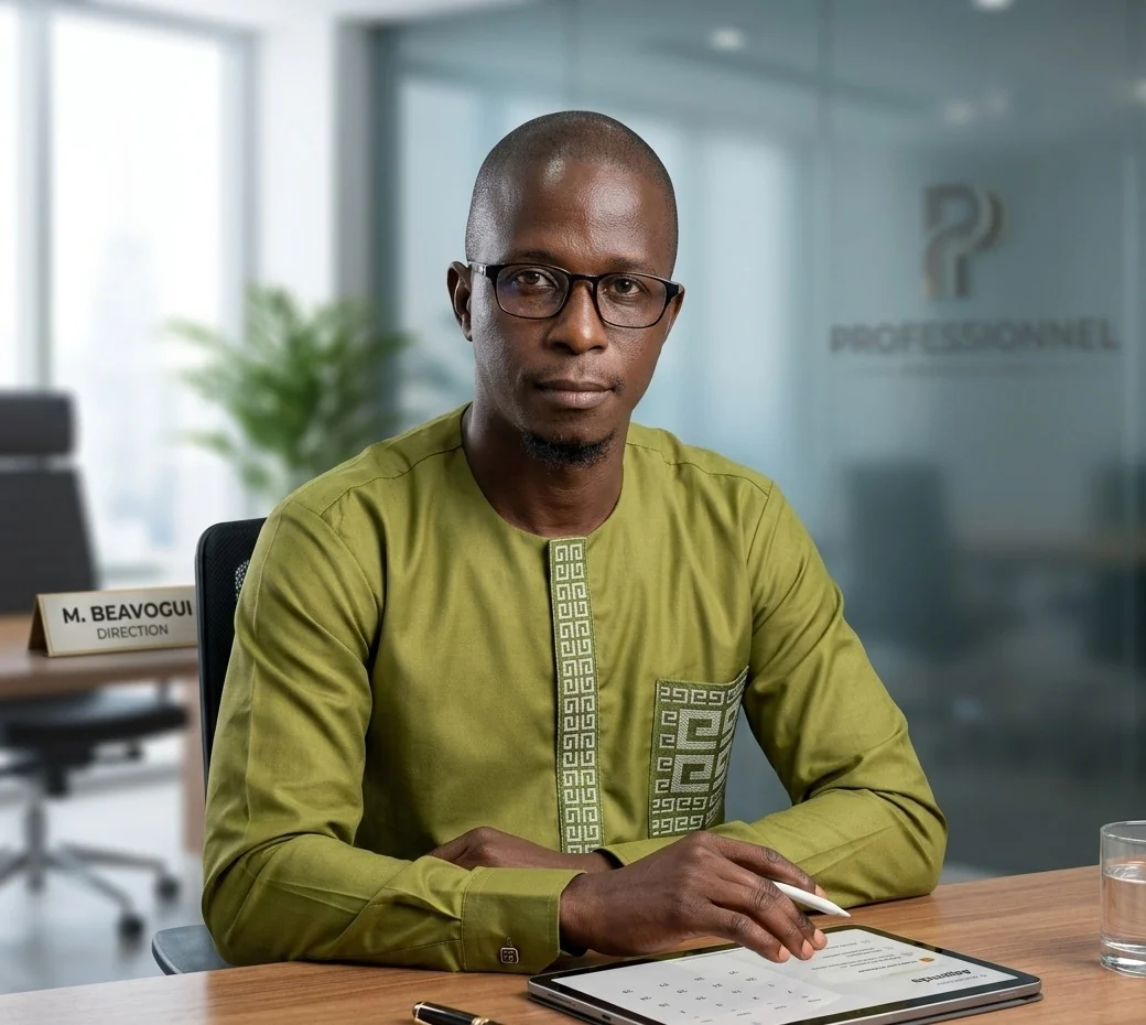 Gbago Beavogui, promoteur et directeur de BEA PRESTATION